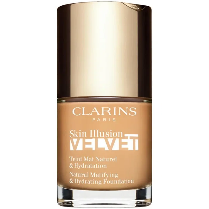 Clarins Skin Illusion Velvet Fond de teint liquide, 110,5W, Fauve Clarins Skin Illusion Velvet Fond de teint liquide, 110,5W, Fauve